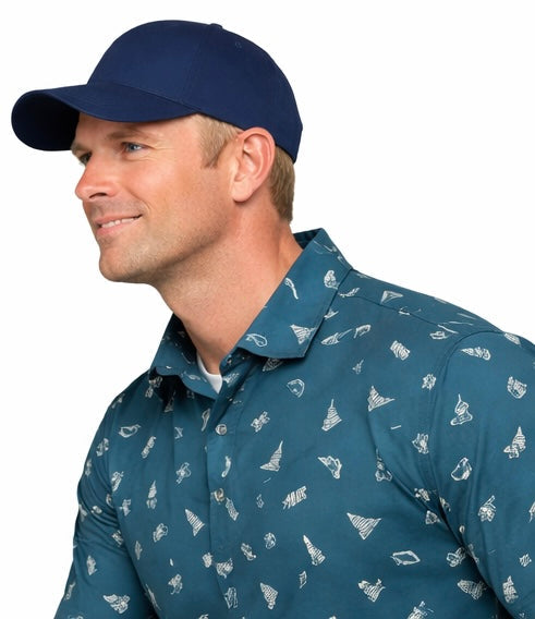 Texas Icons Performance Polo Blue
