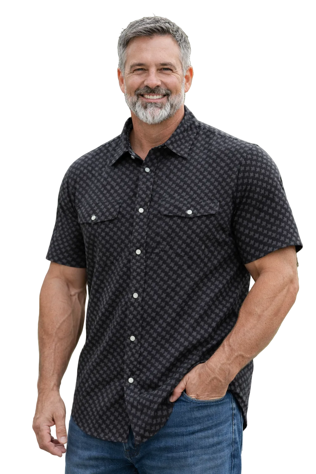 State Texas Performance Pearl Snap Button Up Icons