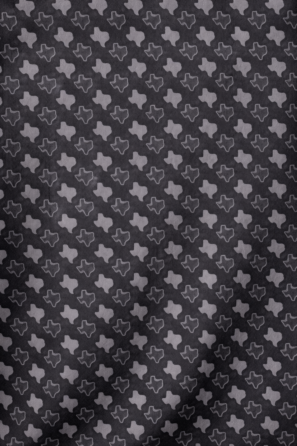 Texas State Performance Polo Black with Charcoal Texas States