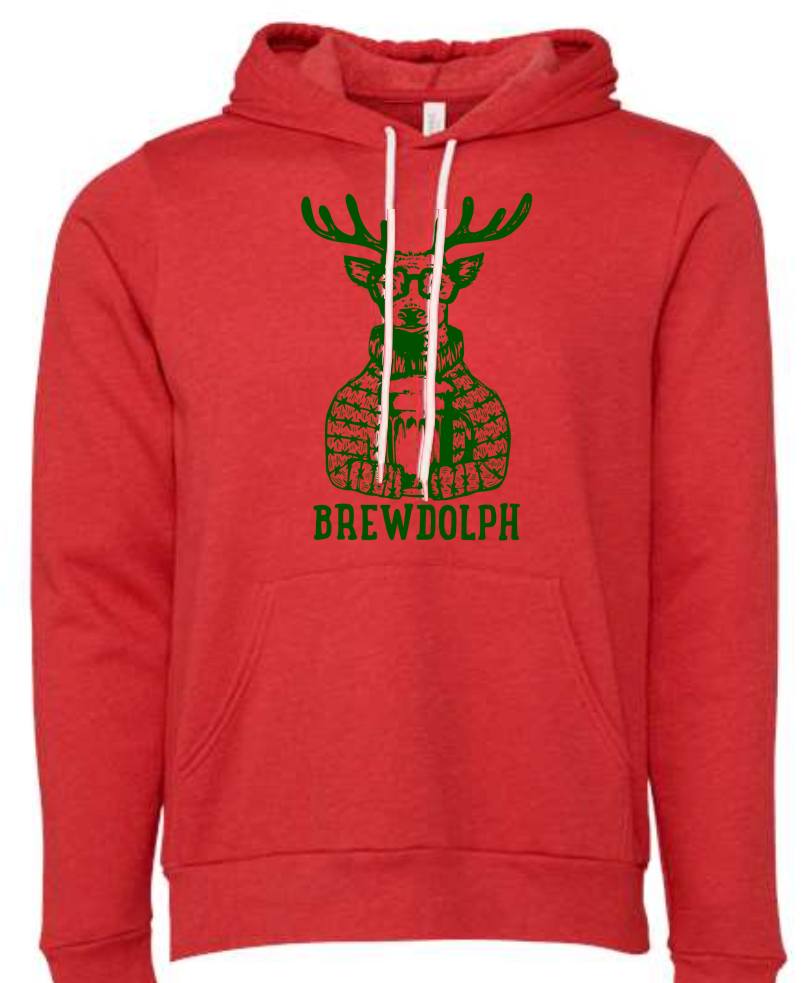 Soft red hoodie on sale