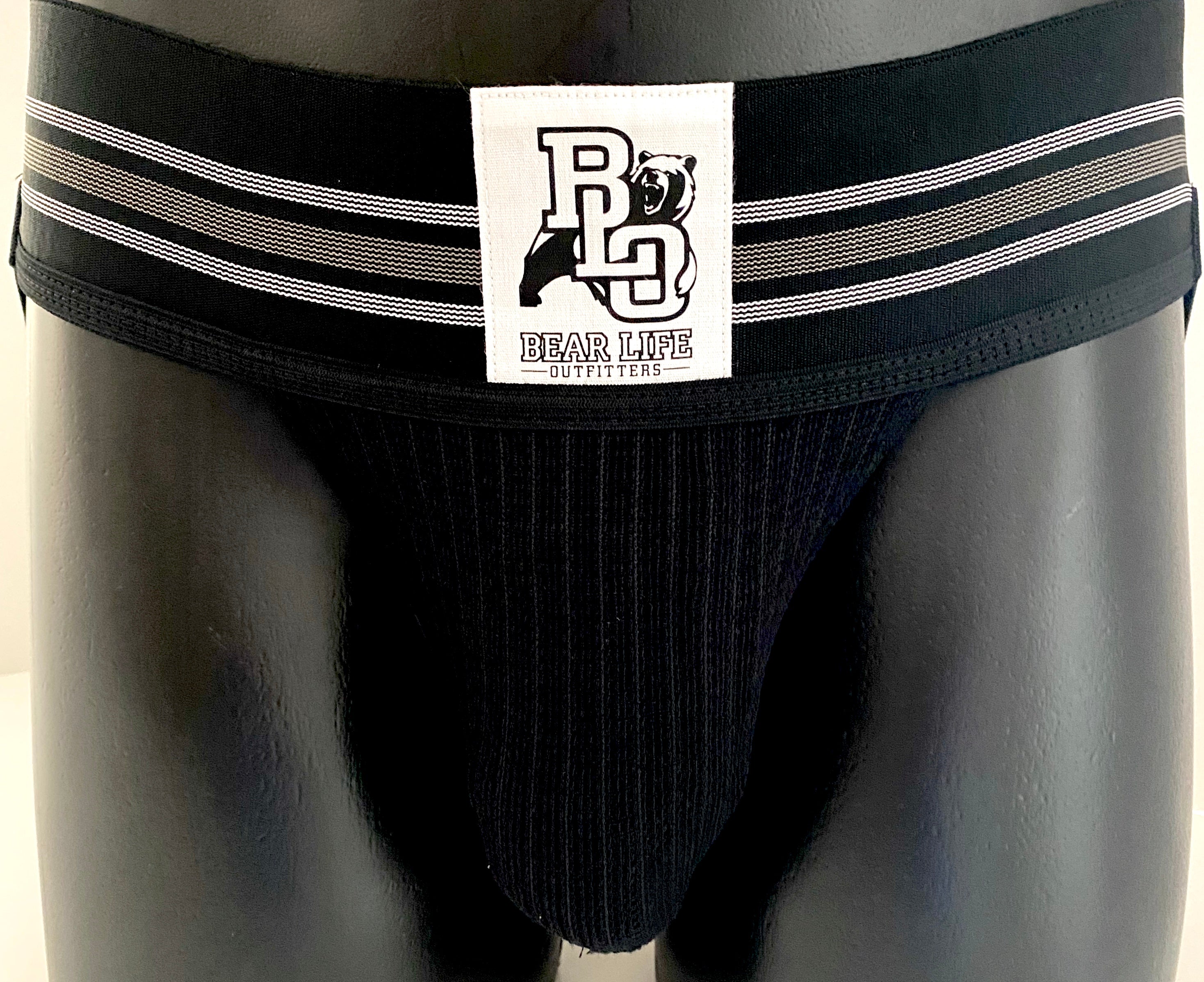 BLO Vintage Style Jockstrap Underwear Black – Bear Life Outfitters