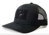 Retro Trucker Pull Patch Hat By Snapback - Black