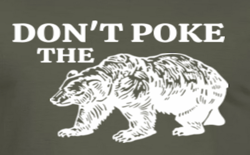 Don't Poke The Bear - Removable Patch