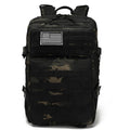 Camo Large Hiking Waterproof Rucksack Bag molle Patch Tactical Backpack