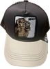 BEAST LION  Retro Trucker 2-Tone Pull - BROWN /TAN BILL/ BROWN MESH