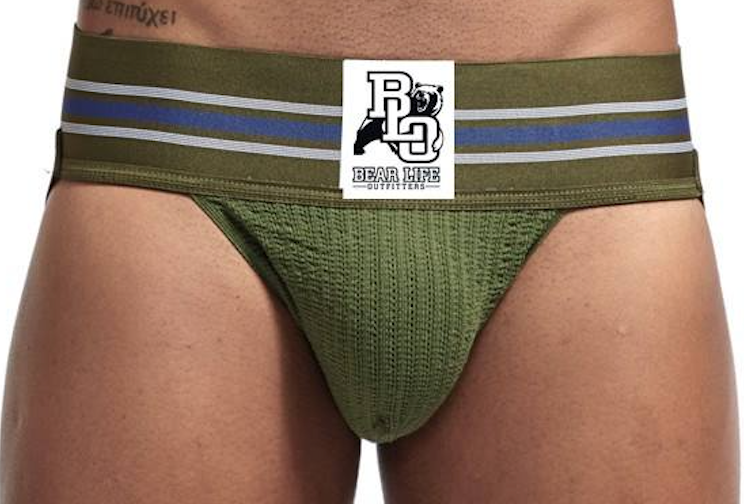 BLO Vintage Style Jockstrap Underwear Military Green – Bear Life