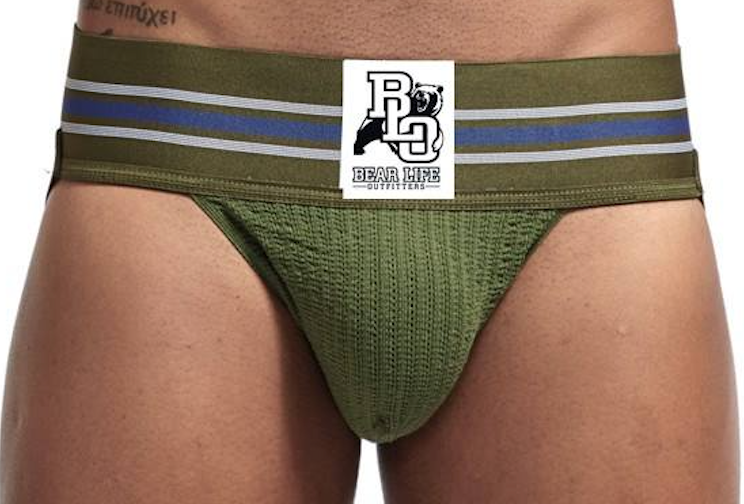 BLO Vintage Style Jockstrap Underwear Military Green – Bear Life Outfitters