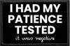 I HAD MY PATIENCE TESTED it was negative - Removable Patch