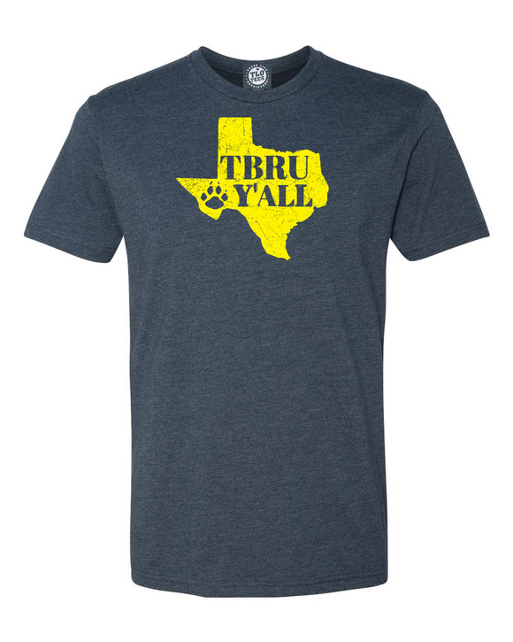 TBRU Y'All T-Shirt. TBRU 2022 is here and everyone is ready to have fun!
