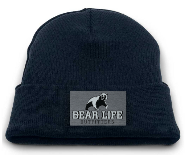 Bear Life Outfitters beanie cap built for interchangeable velcro patches