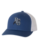 BLO Embroidered Royal/White Snap Back Hat