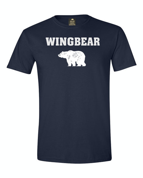 WINGBEAR T-shirt  Your bear buddy who helps you make your connections smoothly, no mess!